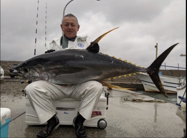 お客様より釣果ご報告 キハダ47．4kg: 浅ブロ沖船（浅草釣具の日常）
