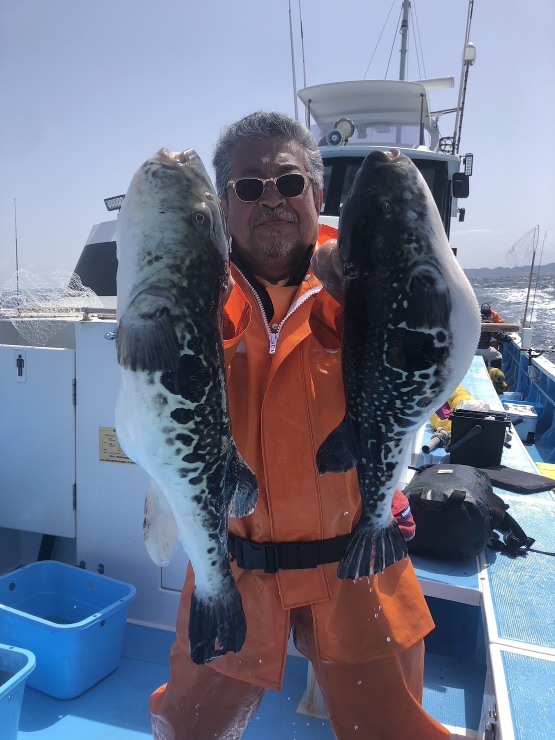 ☆程度良好☆浅草釣具 カットウフグ 替穂先3本 ☆程度良好☆浅草釣具